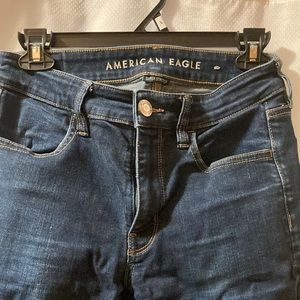 American Eagle super stretch skinny mid-rise jeans